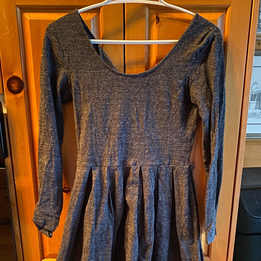 Writ is grey dress